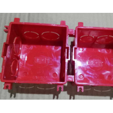 厂家直销彩色高档接线盒红色拼装盒暗装底盒pvc86线盒批发
