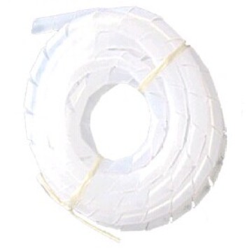 施米斯 电线缠绕管 包线管 绕线管 PE螺旋塑料缠绕带 白色