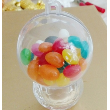 圆形梦幻透明圆球糖果盒欧式创意喜糖盒水晶圣诞圆球厂家直销批发