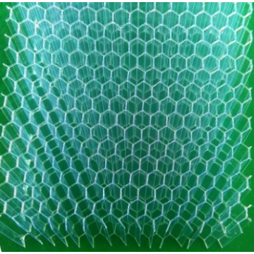 空气过滤网专用蜂窝板　塑料ＰＶＣ六边形蜂窝板　二面涂胶可压网