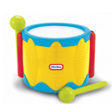 LittleTikes 小泰克玩具鼓拍拍鼓 1岁宝宝婴儿音乐