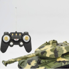 遥控亲子对战坦克两只装充电儿童军事套装坦克模型玩具声光玩具男