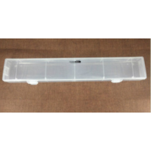 长方盒优质塑料透明水粉笔盒水彩笔盒油画笔盒铅笔盒便携