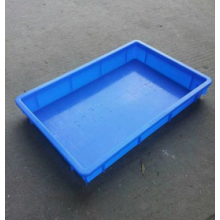 厂家供应 蓝色塑料方盘储物箱 大型塑料物流周转箱 规格齐全