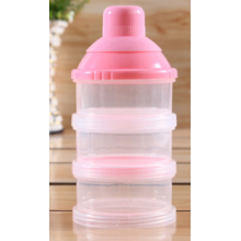 爱婴康婴儿三层奶粉盒 密封便携奶粉格 储存罐不含BPA奶粉罐