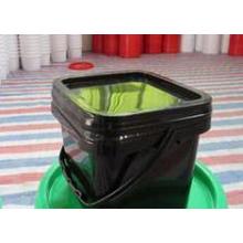 4公斤黑色方形塑料桶 防水涂料桶