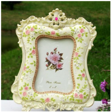 树脂欧式古典带玫瑰花相框