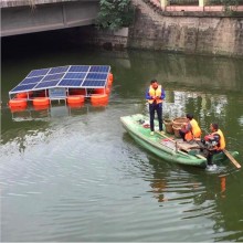 水上太阳能板设备搭载浮圈泵浮体