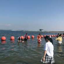 海边浴场塑料浮球防护栏警示浮球